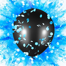 Baby Gender Reveal Balloon Set Blue Powder and Confetti for Baby Shower - Baby Girl Kit - Jumbo 36"